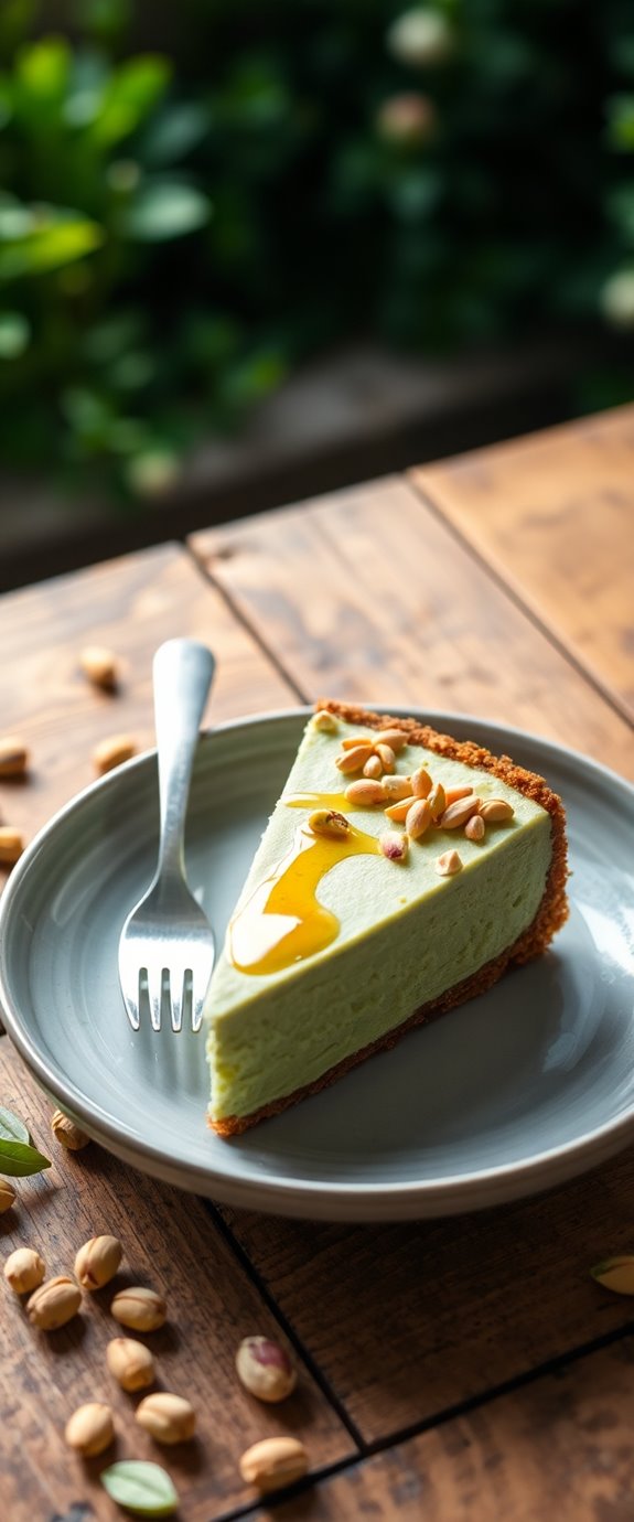 vegan pistachio cheesecake recipe