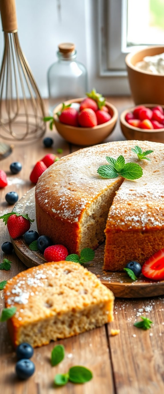 whole wheat flour cake